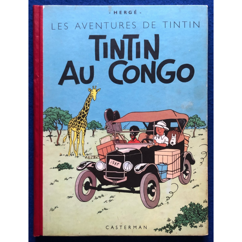 Tintin T.02 / Hergé / Tintin au Congo (B4) / C / Réédition / 1950