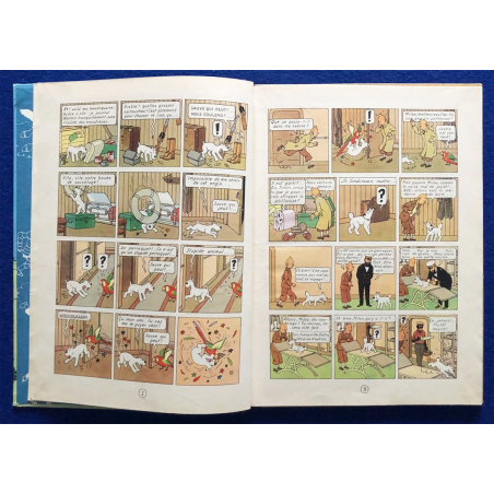 Tintin T.02 / Hergé / Tintin au Congo (B4) / C / Réédition / 1950