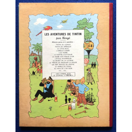Tintin T.02 / Hergé / Tintin au Congo (B4) / C / Réédition / 1950