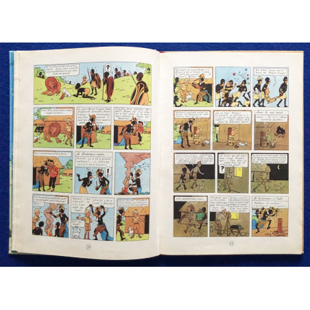 Tintin T.02 / Hergé / Tintin au Congo (B4) / C / Réédition / 1950