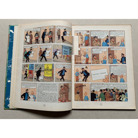 Tintin T.12 / Le Trésor de Rackham le Rouge (Médaillon bleu) / Hergé / 1952
