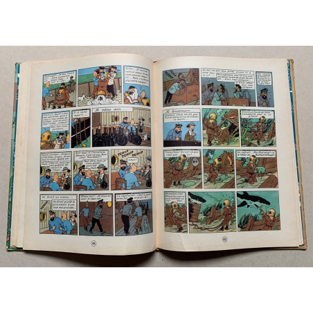 Tintin T.12 / Le Trésor de Rackham le Rouge (Médaillon bleu) / Hergé / 1952
