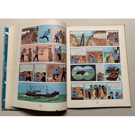 Tintin T.12 / Le Trésor de Rackham le Rouge (Médaillon bleu) / Hergé / 1952