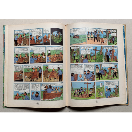 Tintin T.12 / Le Trésor de Rackham le Rouge (Médaillon bleu) / Hergé / 1952