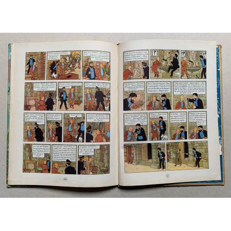 Tintin T.12 / Le Trésor de Rackham le Rouge (Médaillon bleu) / Hergé / 1952