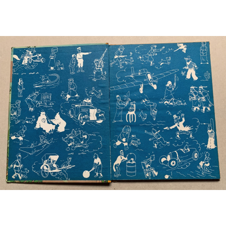 Tintin T.12 / Le Trésor de Rackham le Rouge (Médaillon bleu) / Hergé / 1952