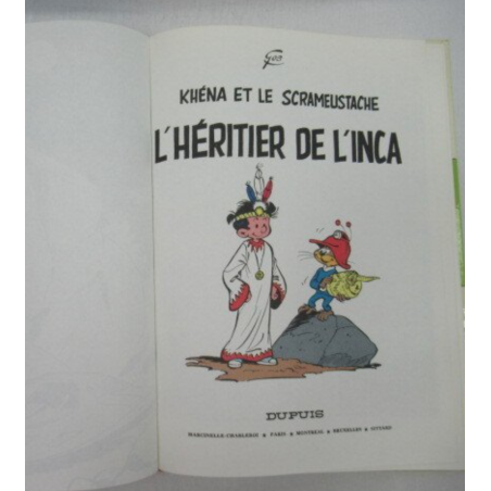 Khena et le Scrameustache T.01 / L'Héritier de l'Inca / Gos / C / EO - 1973