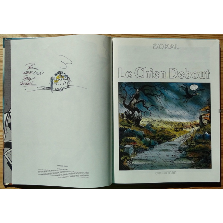 Canardo T.01 / Le Chien debout / Dédicace de Sokal / EO / 1981