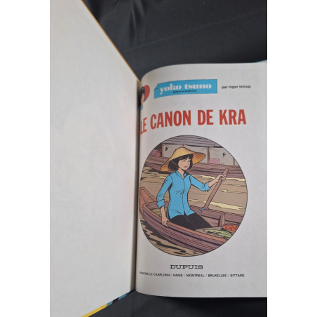 Yoko Tsuno T.15 /  Le Canon de Kra / Dédicace Leloup / EO /1985