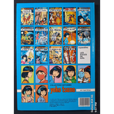 Yoko Tsuno T.15 /  Le Canon de Kra / Dédicace Leloup / EO /1985