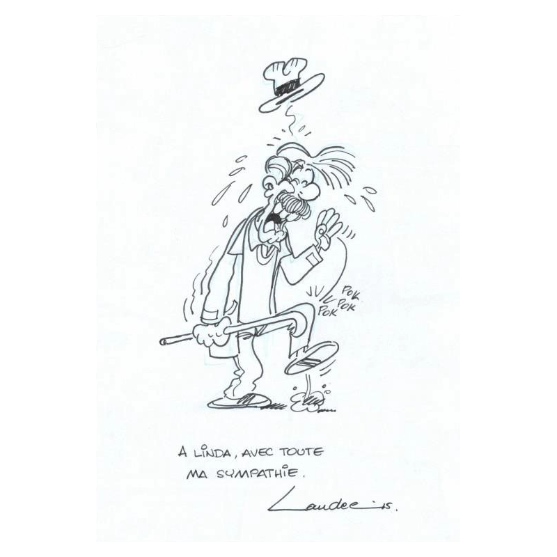 Laudec / Dessin dédicacé Cédric