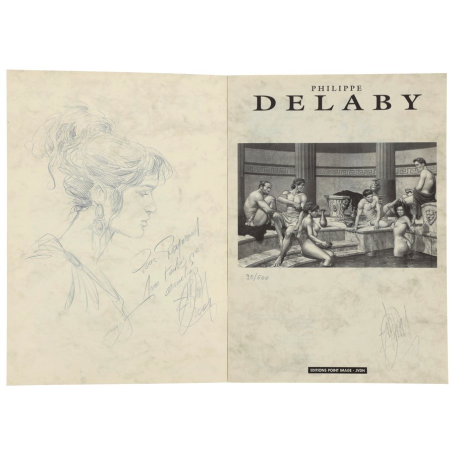 Carnet "Philippe Delaby" n°95/500 / Dédicace Delaby / 2001 / Point Image