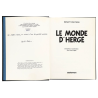 Tirage de luxe "Le Monde d'Hergé" n°HC, dédicacé et signé par Benoit Peeters