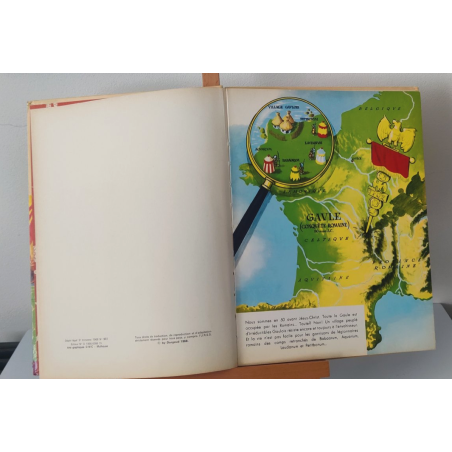 Astérix T.12 / Astérix aux Jeux Olympiques / Dédicace Uderzo / C / EO / 1968