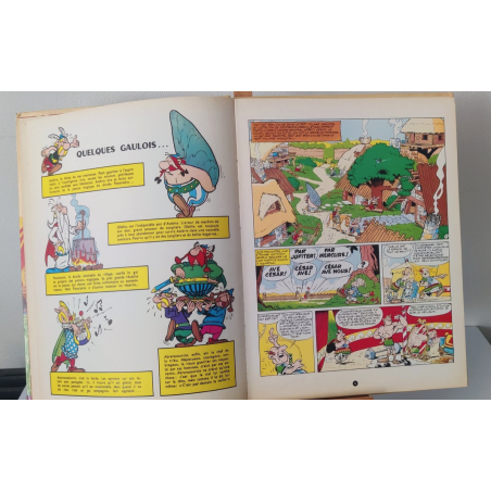 Astérix T.12 / Astérix aux Jeux Olympiques / Dédicace Uderzo / C / EO / 1968