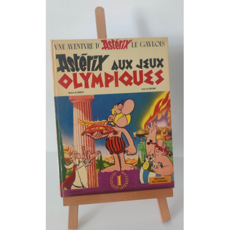 Astérix T.12 / Astérix aux Jeux Olympiques / Dédicace Uderzo / C / EO / 1968