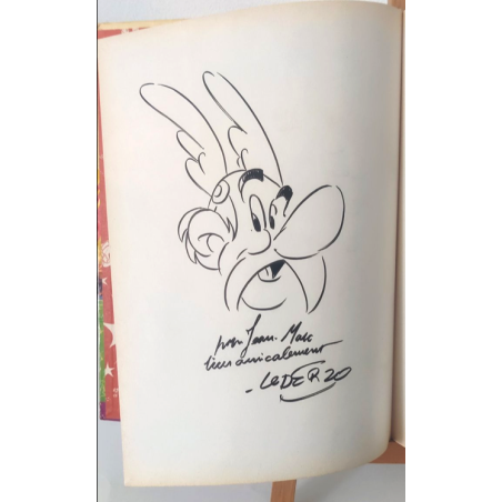 Astérix T.12 / Astérix aux Jeux Olympiques / Dédicace Uderzo / C / EO / 1968