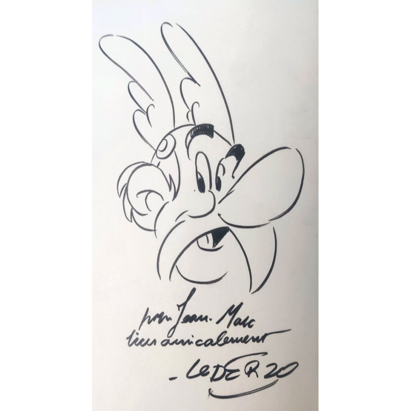 Astérix T.12 / Astérix aux Jeux Olympiques / Dédicace Uderzo / C / EO / 1968 Astérix T.12 / Astérix aux Jeux Olympiques / Dédicace Uderzo / C / EO / 1968