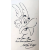 Astérix T.12 / Astérix aux Jeux Olympiques / Dédicace Uderzo / C / EO / 1968