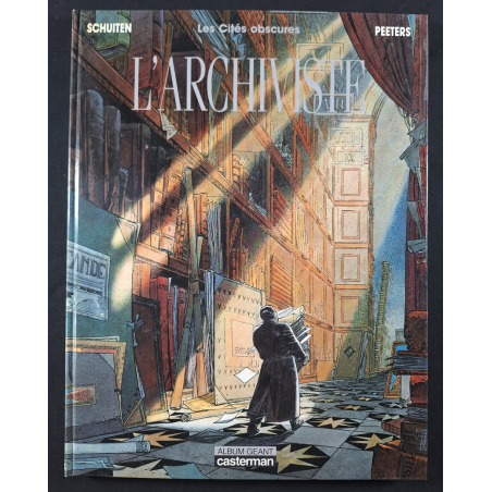 Les Cités obscures L'Archiviste + journal / Dédicace Schuiten / C / 1987