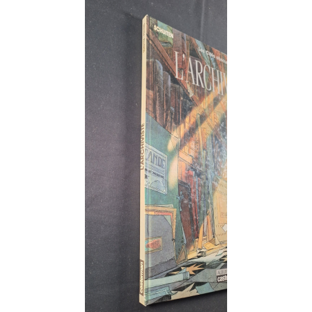 Les Cités obscures L'Archiviste + journal / Dédicace Schuiten / C / 1987