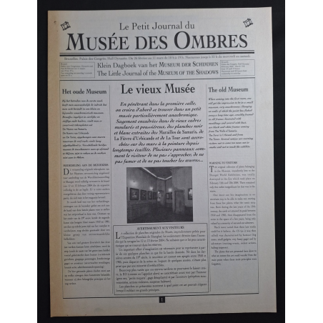 Les Cités obscures L'Archiviste + journal / Dédicace Schuiten / C / 1987