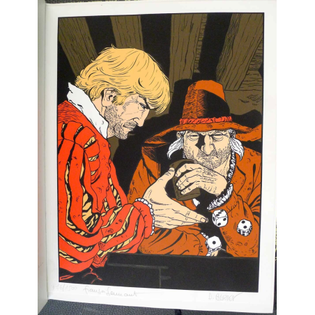 Les Chemins de Malefosse T.03 / Dédicace Dermaut / Frontispice / C / Édition limitée / 1985 / EO