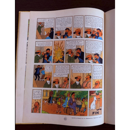 Tintin T.18 / L’Affaire Tournesol (B20) / Hergé / C / EO belge / 1956