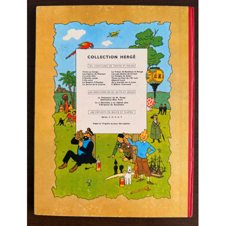 Tintin T.18 / L’Affaire Tournesol (B20) / Hergé / C / EO belge / 1956