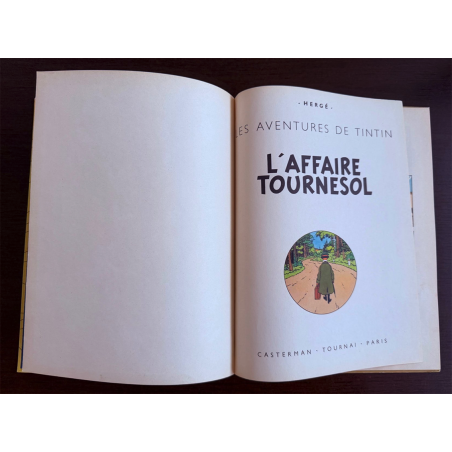 Tintin T.18 / L’Affaire Tournesol (B20) / Hergé / C / EO belge / 1956