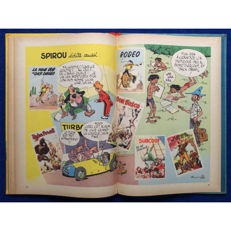 Spirou et Fantasio T.04 / Spirou et les Héritiers / C / EO française - 1955