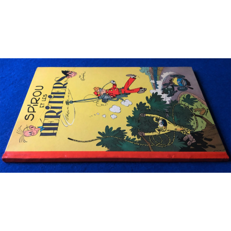 Spirou et Fantasio T.04 / Spirou et les Héritiers / C / EO française - 1955