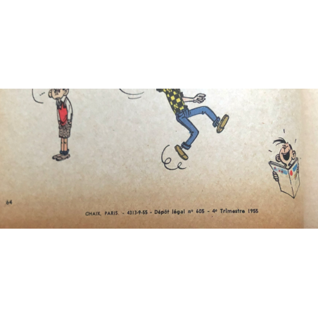 Spirou et Fantasio T.04 / Spirou et les Héritiers / C / EO française - 1955