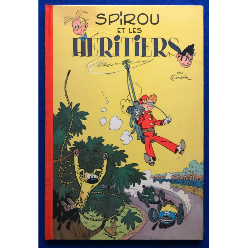 Spirou et Fantasio T.04 / Spirou et les Héritiers / C / EO française - 1955