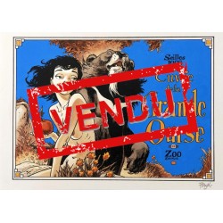 Mise en couleur originale Frank Pé / Seilles 1995 / Gouache & aquarelles