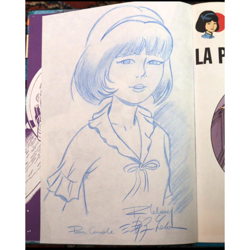 Yoko Tsuno T.12 / La proie et l'ombre / Dédicace Roger Leloup / Dupuis / 1982