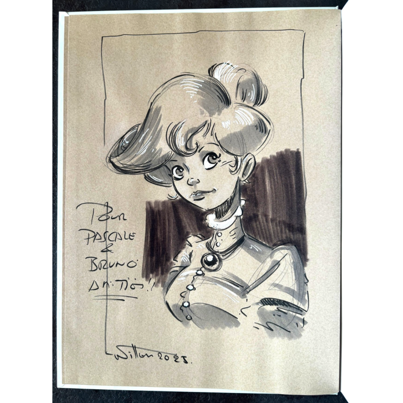 Le Paris des Merveilles T.01 - Les Enchantements d'Ambremer / Dédicace couleur Willem / EO / 2022