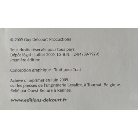 La Rose Ecarlate T.01 / Je Savais que je te Rencontrerais / Dédicace couleur Patricia Lyfoung / EO / 2005
