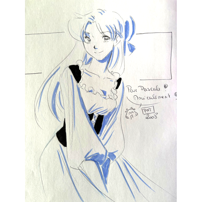 La Rose Ecarlate T.01 / Je Savais que je te Rencontrerais / Dédicace couleur Patricia Lyfoung / EO / 2005