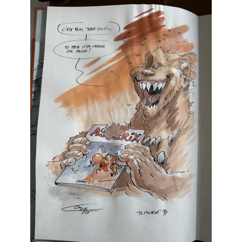 Trolls de Troy T.01 / Mourier / Dédicacé / Histoires trolles / EO  EO de 1997DédicacéMagnifique dédicace de Mourier pleine pa