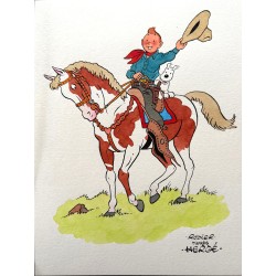 Dessin Original couleur Rodier / Format A4 21cm x 29,7 cm