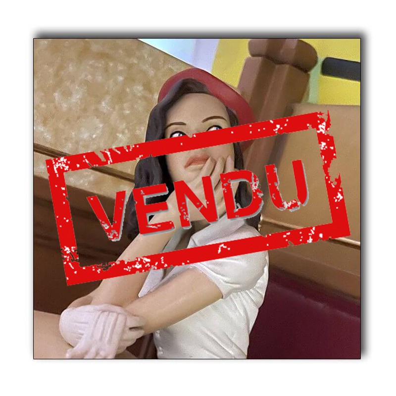 Gibrat - statuette Attakus - Jeanne, scena del bar del "Vol du corbeau" - (2002) Attakus685 esemplariQuesto è il numero 348 di