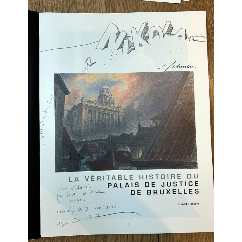 Les Cités obscures T.05 / Brüsel + suppléments / dédicace Schuiten / Édition limitée / 2016