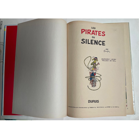 Spirou et Fantasio T.10 / Les Pirates du Silence / EO / 1958