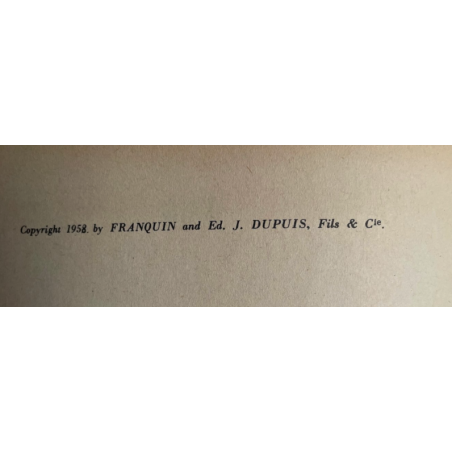 Spirou et Fantasio T.10 / Les Pirates du Silence / EO / 1958