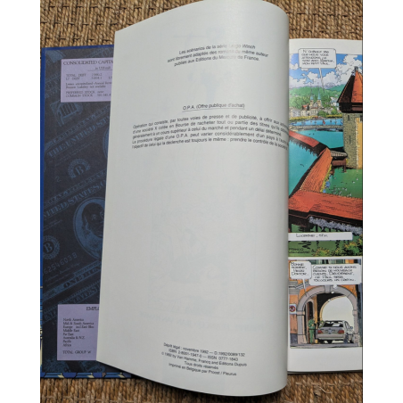 Largo Winch T.01 à T.03 + poster - 3x C + bandeau / 3 Albums / EO / 1990/1992