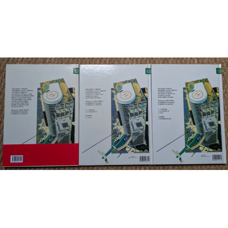 Largo Winch T.01 à T.03 + poster - 3x C + bandeau / 3 Albums / EO / 1990/1992