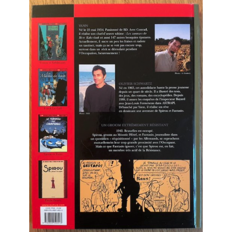 Spirou vu par... T.05 - Le Groom vert-de-gris / Dédicace Schwartz / EO / 2009