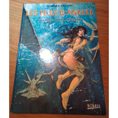 Les Feux d'Askell T.01 à T.03 / 3x dédicace Mourier / EO/Ré / 3 Albums / 1994/1995