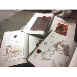 Les Feux d'Askell T.01 à T.03 / 3x dédicace Mourier / EO/Ré / 3 Albums / 1994/1995